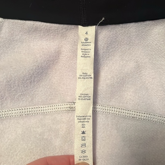 LULULEMON Rare Print Static Mist Scuba III Sweatshirt Hoodie Jacket—SZ. 4 - Picture 11 of 11